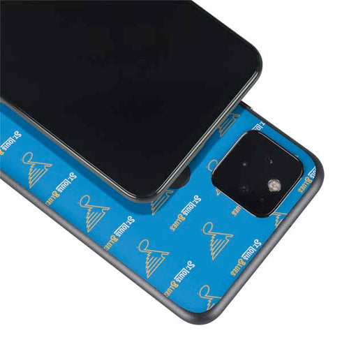 NHL St. Louis Blues Pattern Google Pixel 5 Skin